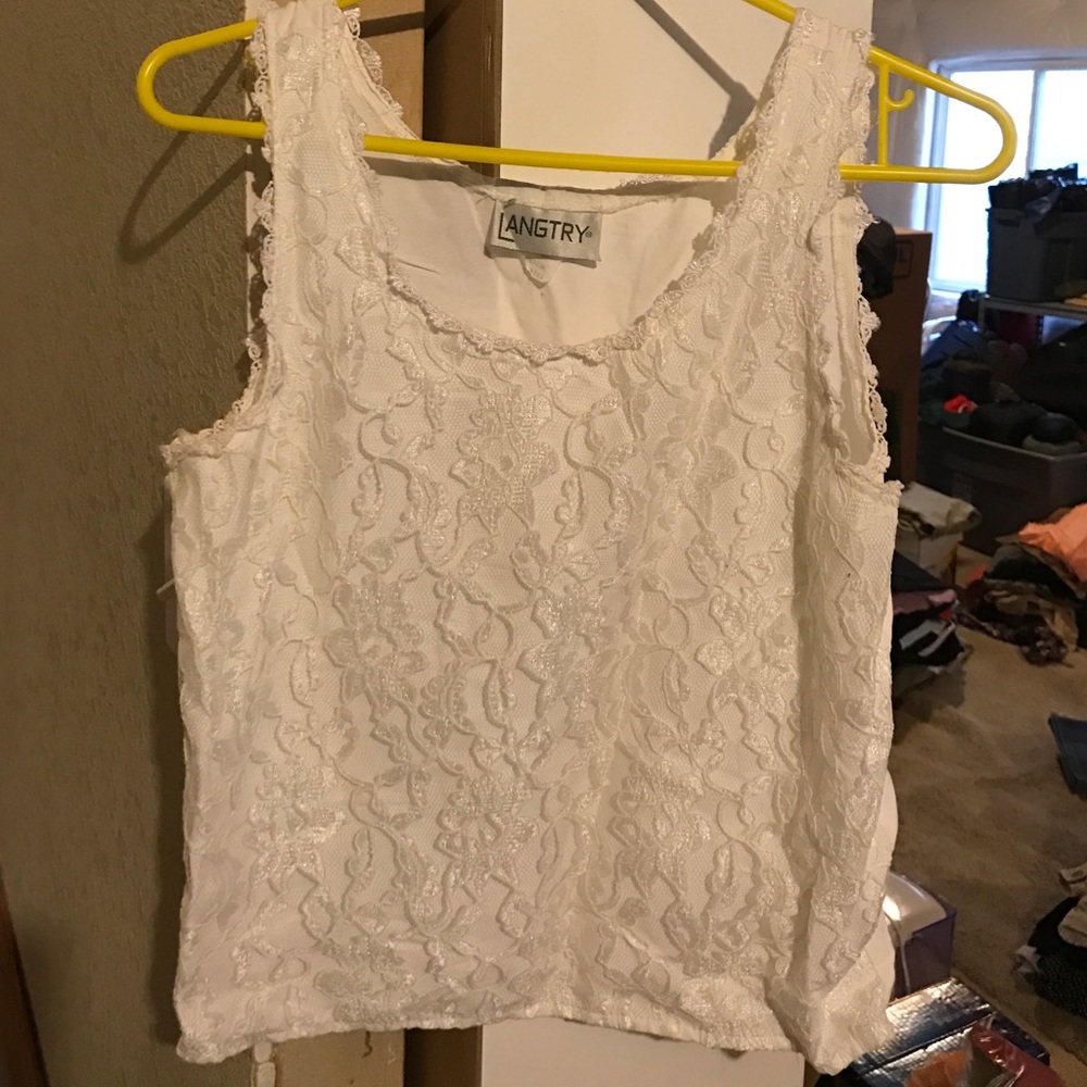 Lacy tank top