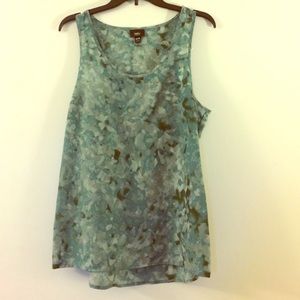 Green and blue tank top size medium!