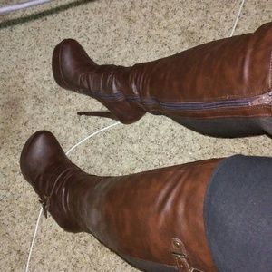 Knee high Chocolate brown boots