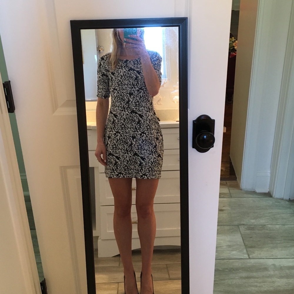 Little Black and White Dress