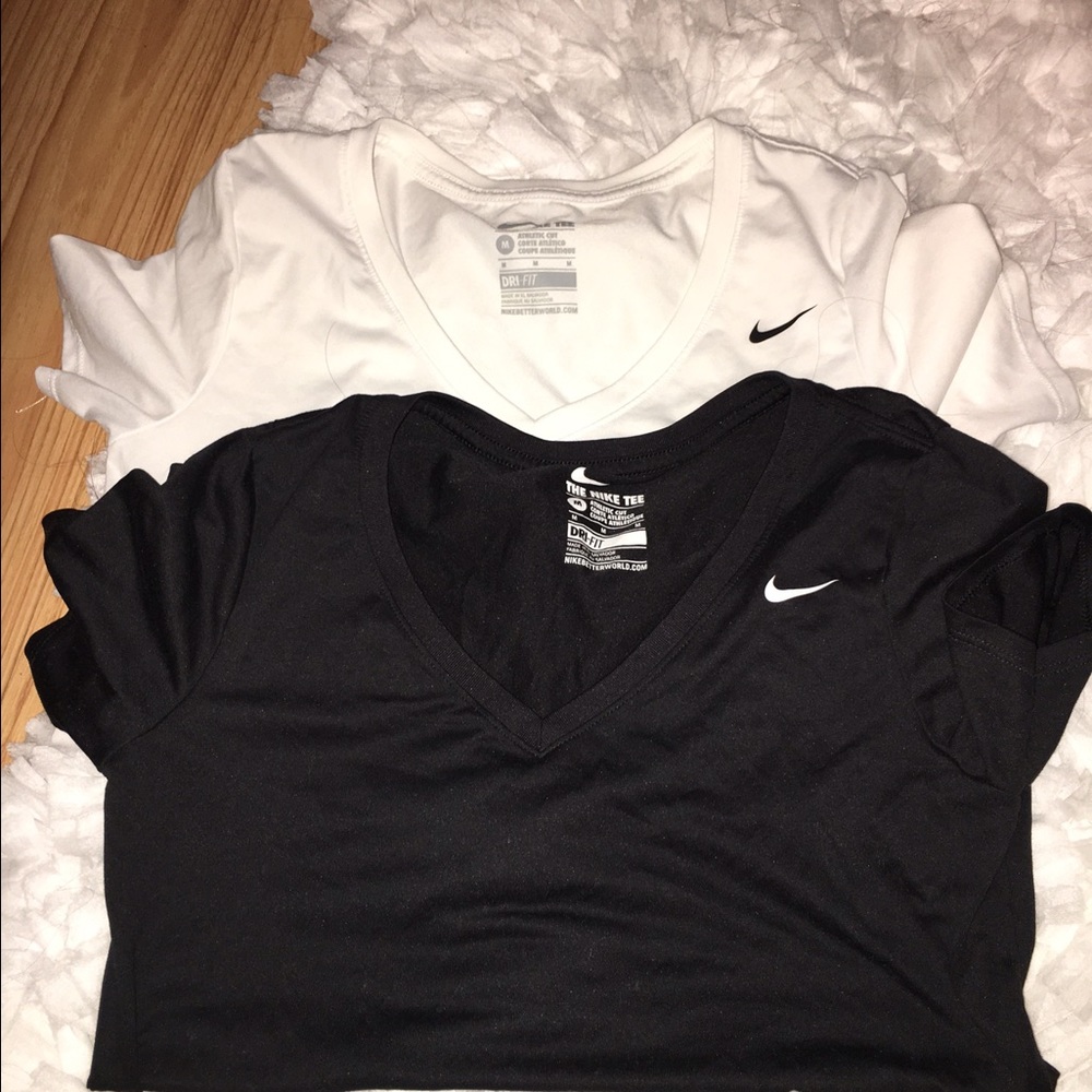 Nike dri-fit athletic cut shirts