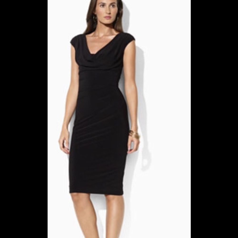 Black cocktail dress