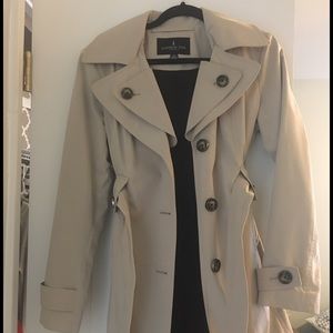 London Fog Trench Coat Size Petite M