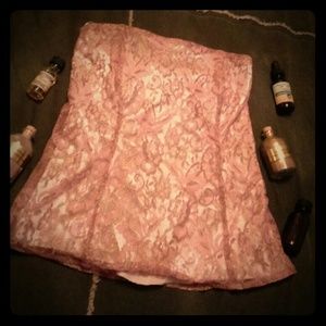 Beautiful lace tube top.