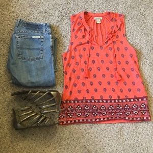 Lucky brand sleeveless top