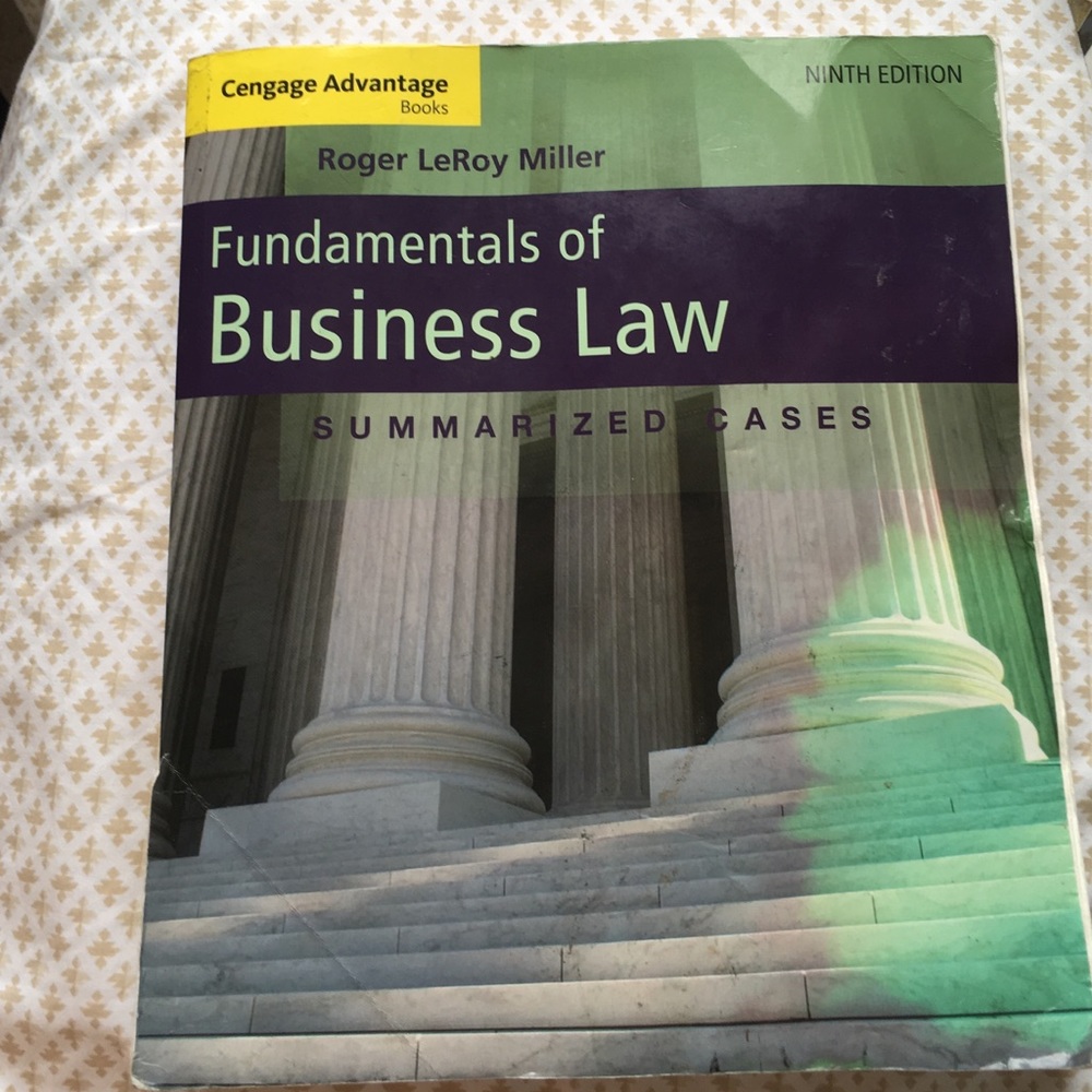 Fundamentals of BUSINESS LAW