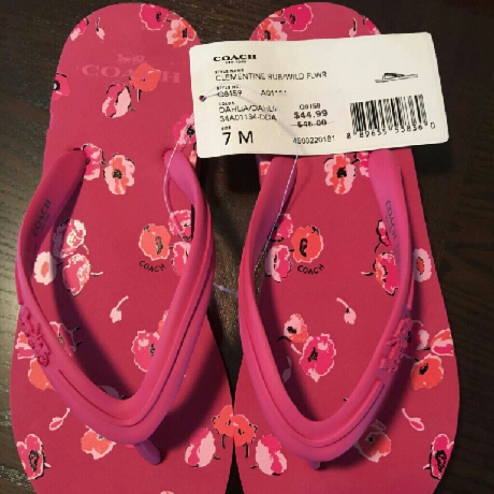 Authentic Coach flip flop