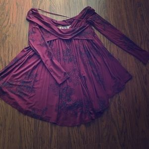 Long sleeve babydoll shirt