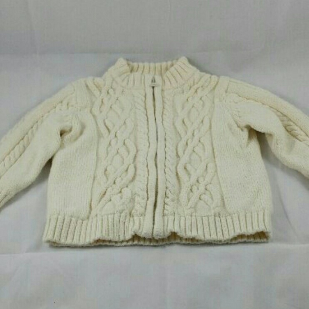 Baby Gap Cable Knit Sweater Jacket