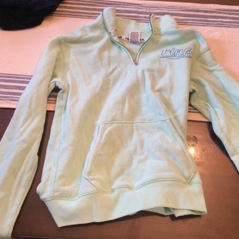 Size XS PINK. Mint-light green sweatshirt