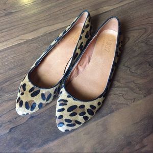 Madewell Calf Hair Skimmers in Leopard 7.5