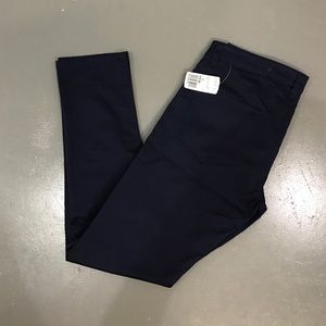 Slim navy chinos