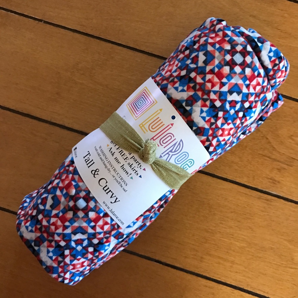Patriotic LulaRoe leggings Tall and Curvy