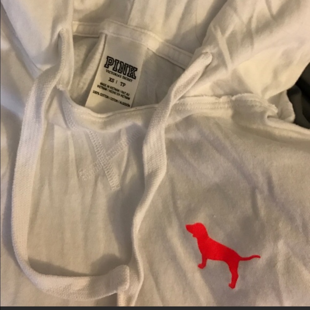 Pink Victoria's Secret lightweight hoodie 🌶