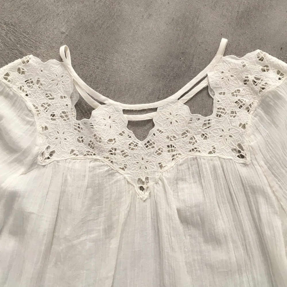 Free People eggshell tunic - Picture 2 of 2