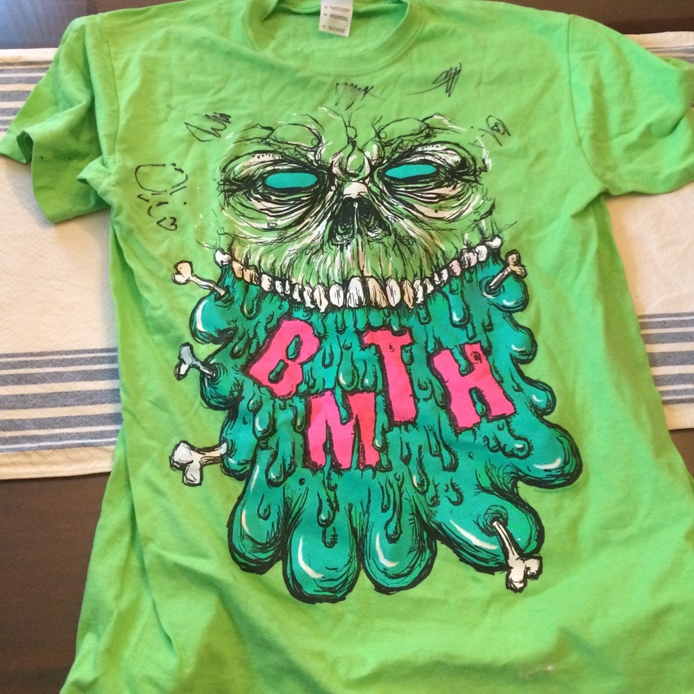 Bring me the horizon SIGNED band shirt