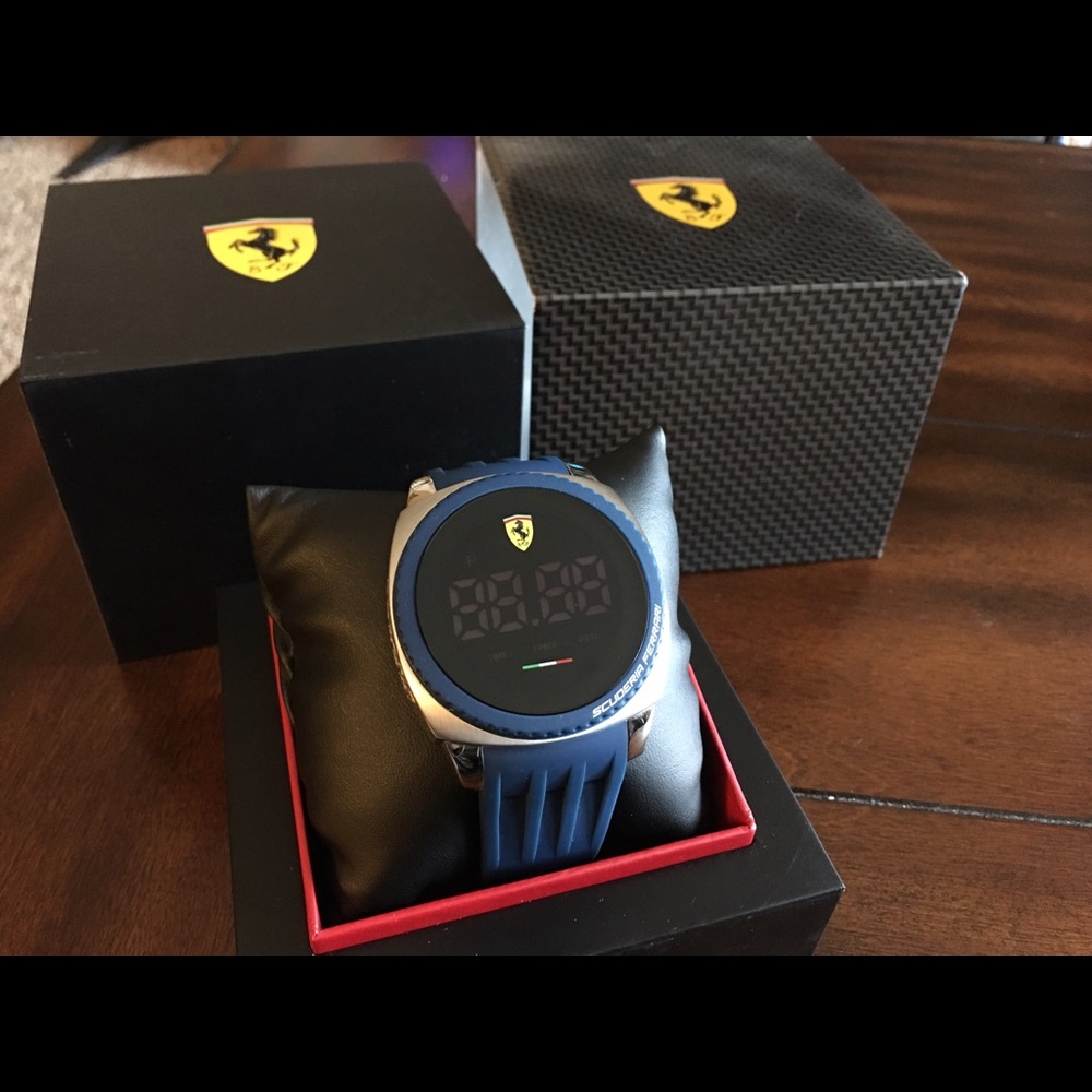 Ferrari Men's Watch Blue strap