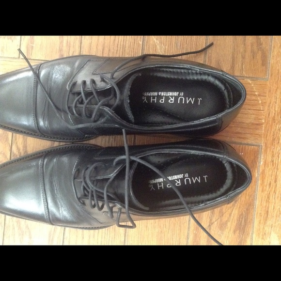 J.Murphy By Johnston&Murphy Novick Black Shoes