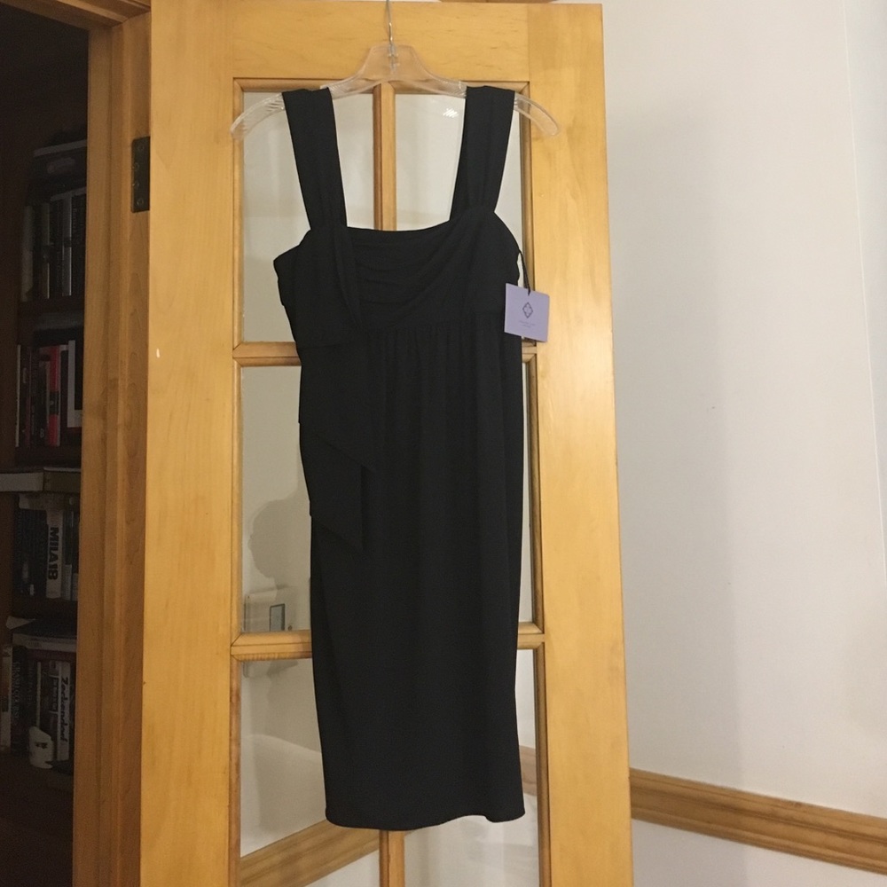 Beautiful Vera Wang Lavender Label Black Dress