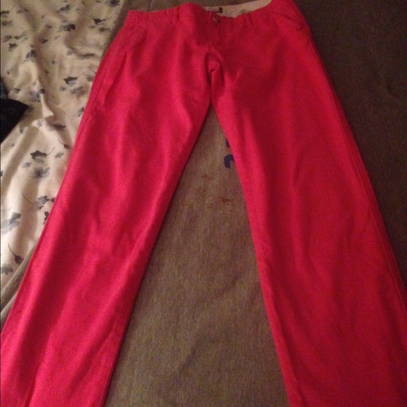 Abercrombie and Fitch hot pink jeans. Size 0. - Picture 3 of 3