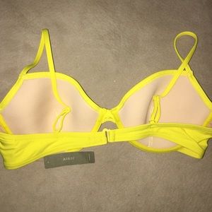 J Crew yellow Bikini top 38C