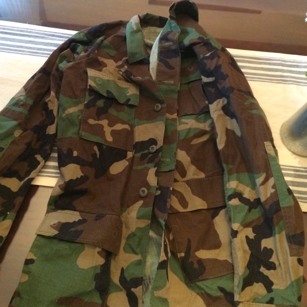 Camouflage army jacket
