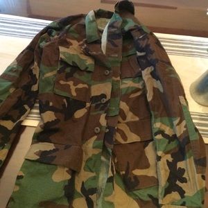 Camouflage army jacket
