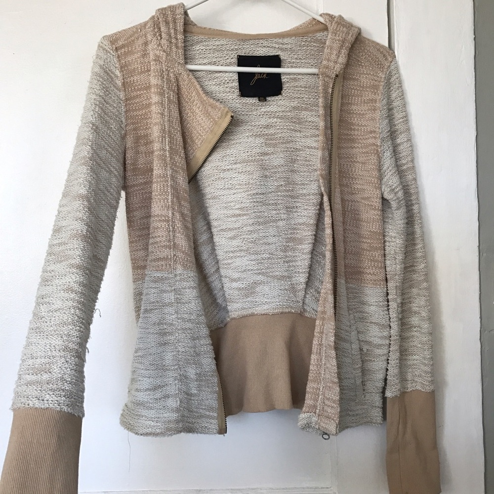 JACK Knit Motto style Jacket. Sz XS.