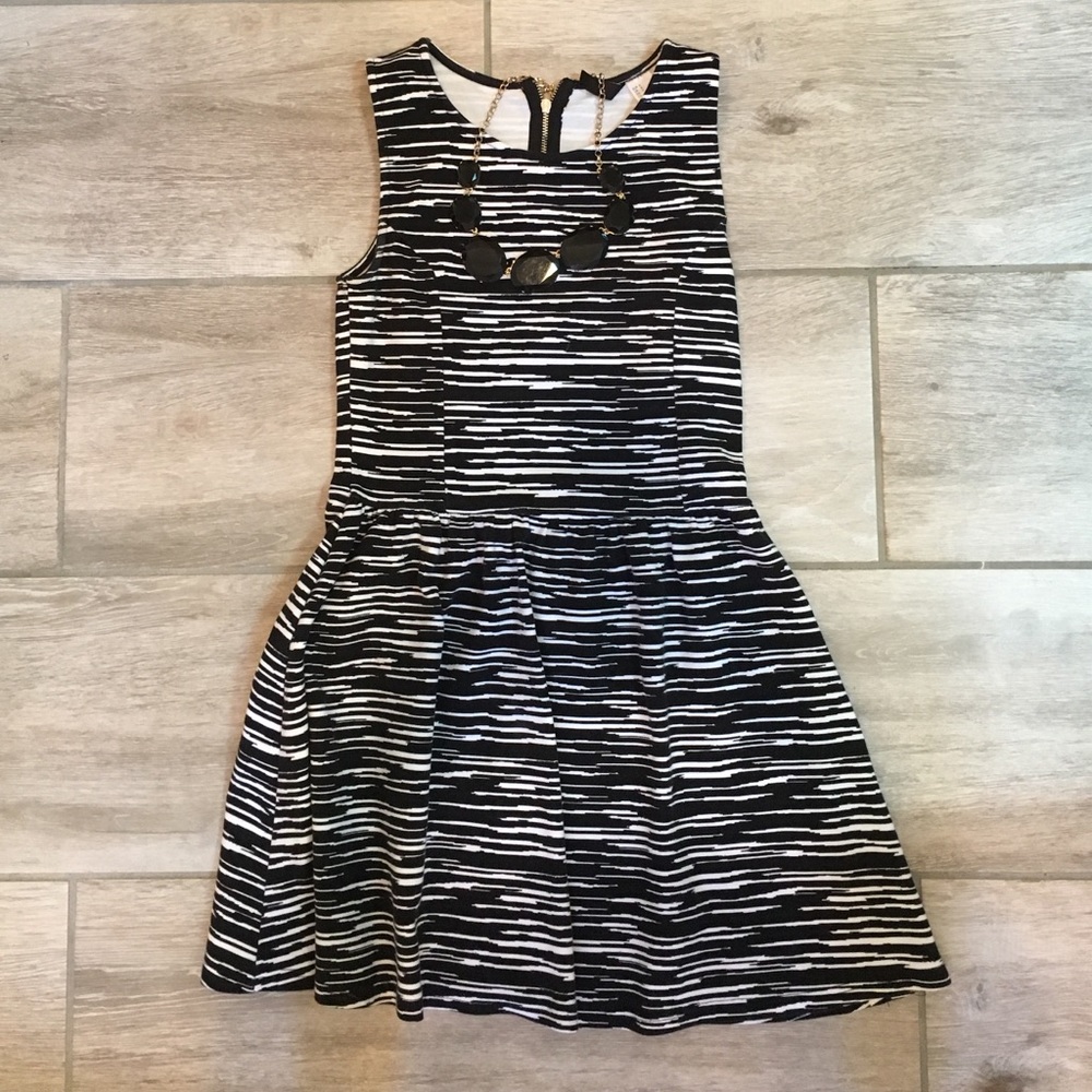 Little Black and White Dress
