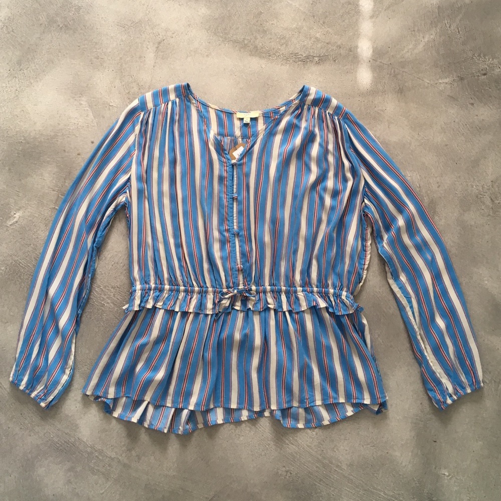 Cotton candy striped top