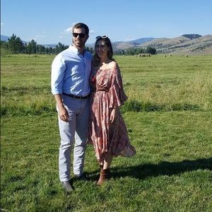 Free People Off-the-shoulder dress -made in Turkey