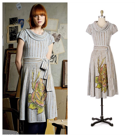 sleeping on snow sweater dress