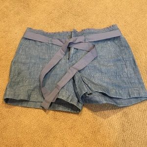 Loft size 2 belted shorts