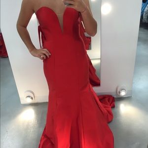 Stunning Red Jovani Prom Dress