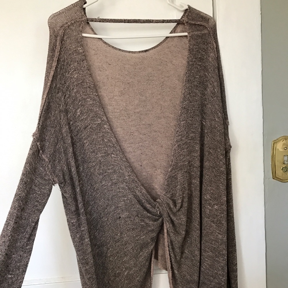 UO/FP Open Back Sweater Knit Tunic! Sz XS!