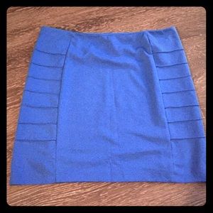 Blue mini skirt