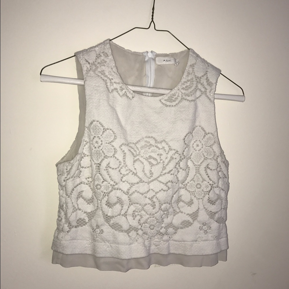 A.L.C Crop Blouse