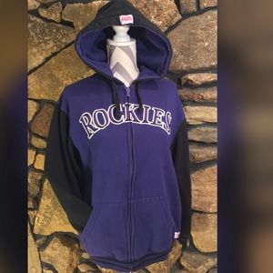 COLORADO ROCKIES MLB THICK LINED QUALITY HOODIE