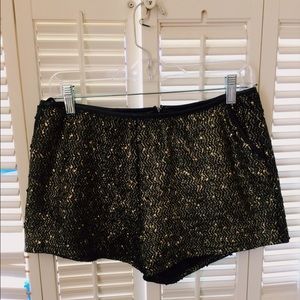 Gold shorts