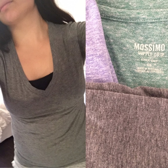 Mossimo Supply Co. Tops - 💲⬇️3 V-neck Tees from Target Mossimo