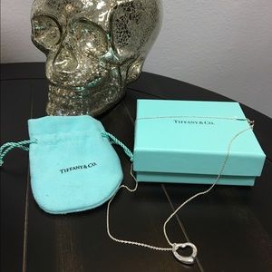 Tiffany and Co Elsa Peretti heart necklace