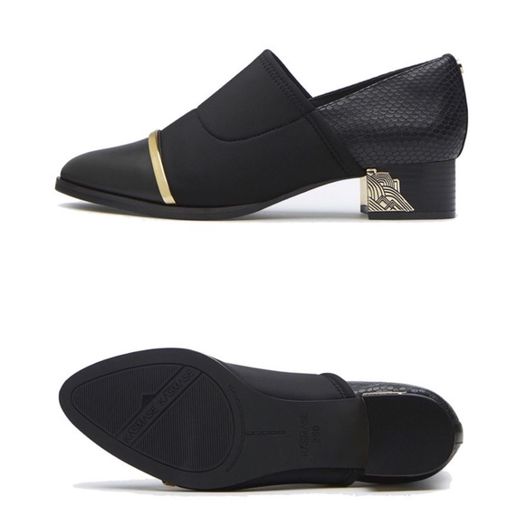 Kasmase - BRAND NEW black chunky heel loafers - Picture 3 of 4