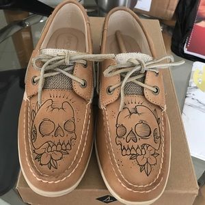 Custom tattooed Sperry's