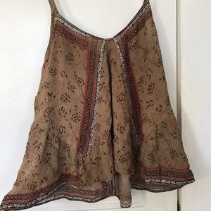 STRAPPY Free People Printed Tank! Sz M!