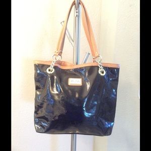 Patent leather pocketbook
