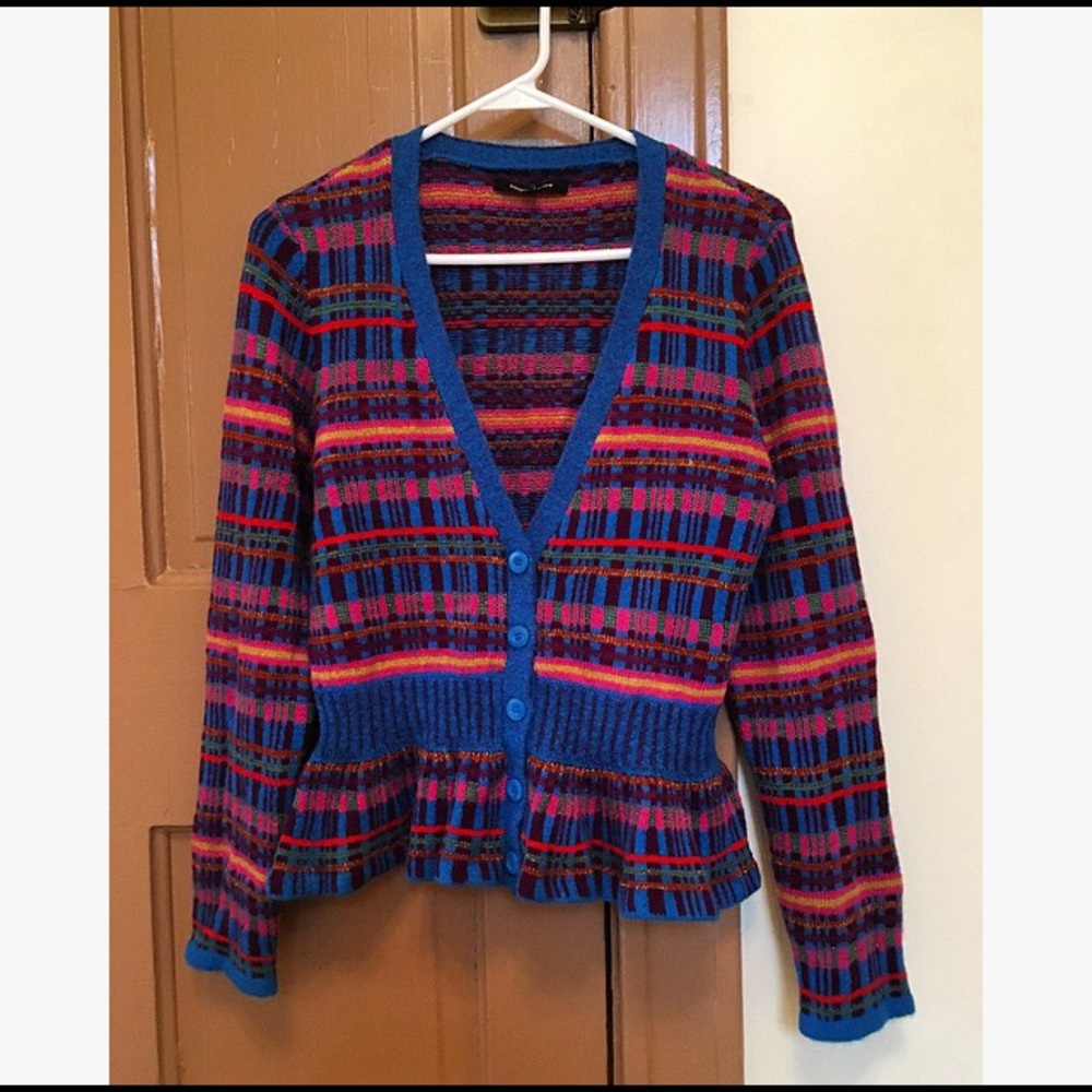 NANETTE LEPORE Wool Cardigan, M