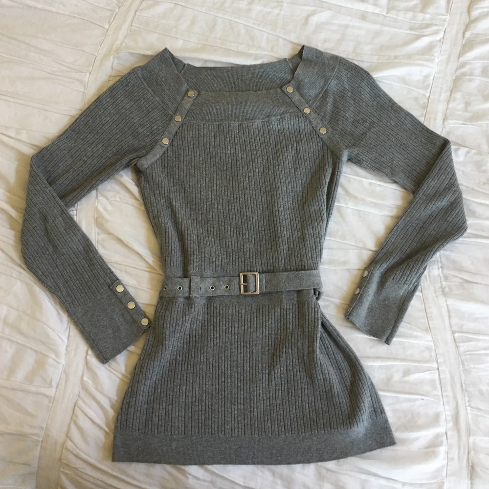 Gray blouse