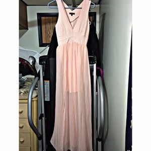 Women's Maxi Dress Blush Pink
