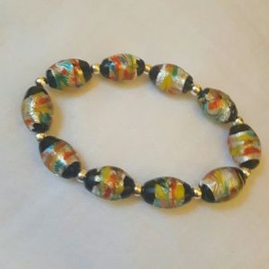 Colorful Murano Glass Bracelet