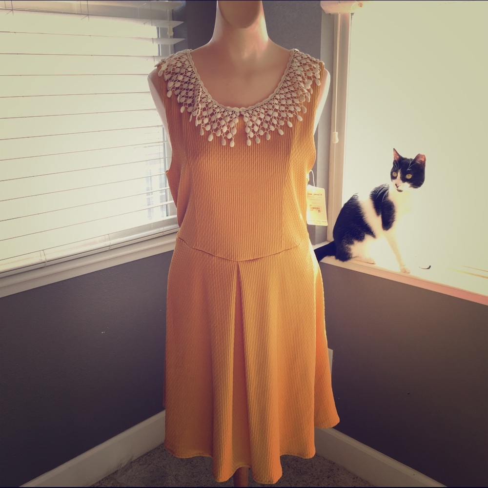 Free People Buttercream Textured Dress